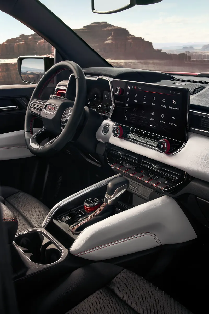 2026 GMC Canyon infotainment system at Greater Lowell Buick GMC in Lowell MA