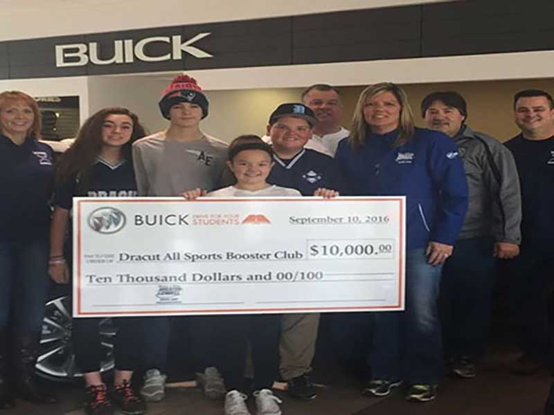 Lowell Buick donated Dracut All Sports Booster Club